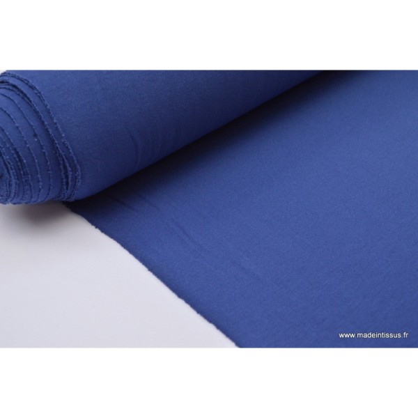 Tissu ultra doux Jersey en viscose Bambou coloris Bleu délavé . x1m - Photo n°1