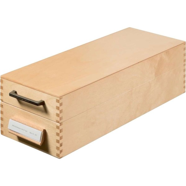 HAN - Boîte à fiches en bois pour 1.500 fiches - A7 paysage - Photo n°1