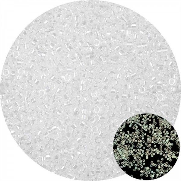 PS11905175 PAX 1 Sachet d'environ 700 Perles de rocaille en verre phosphorescent qui s'illumine dans - Photo n°1