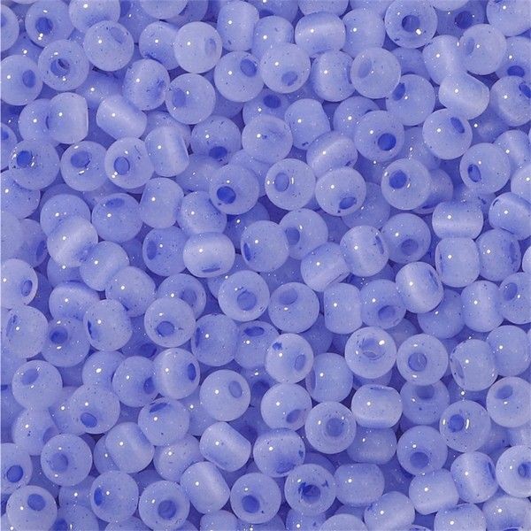 PS11890604 Lot 1 sachet d'environ 200 Perles de verre - Rondes 4mm Bleu - Photo n°1