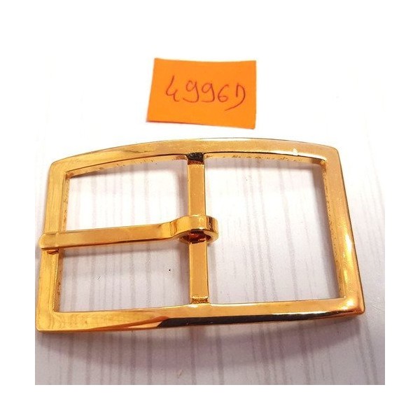 Boucle de ceinture métal doré vintage - 50x30mm – 4996d - Photo n°1