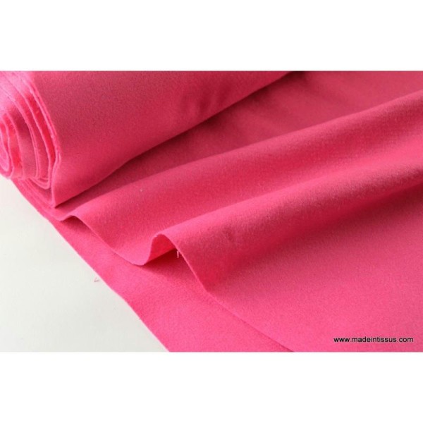Feutrine fuchsia polyester pour loisirs créatifs .x 1m - Photo n°1