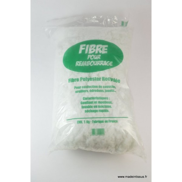 Sac de Rembourrage fibre de polyester recyclées 1kg - Photo n°1