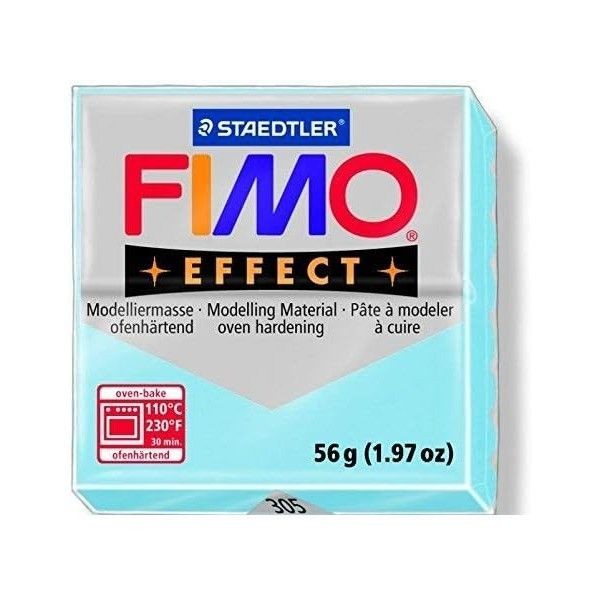 1 Pain 56g Pate polymère FIMO Effect Aqua 8020-305 - Photo n°1