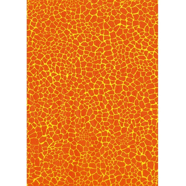 Décopatch Rouge Orange 532 - 1 feuille - Photo n°1