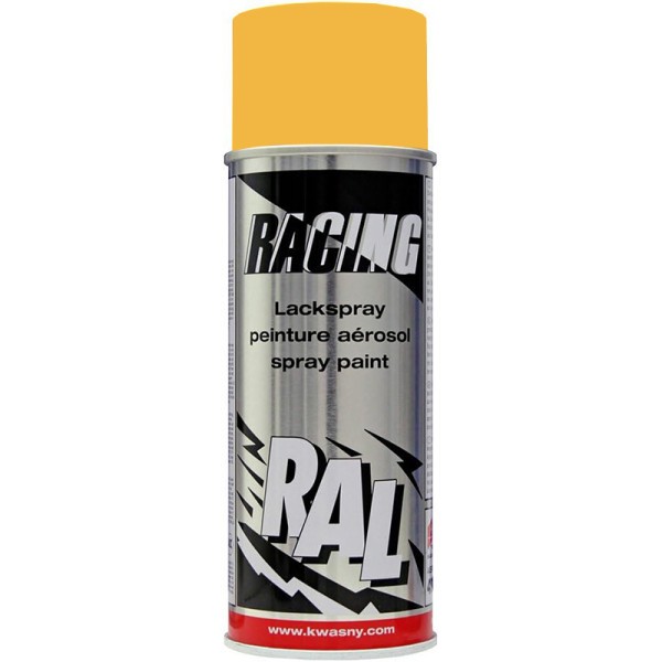 Bombe de peinture carrosserie voiture Racing RAL1017 jaune safran 400ml - Photo n°1