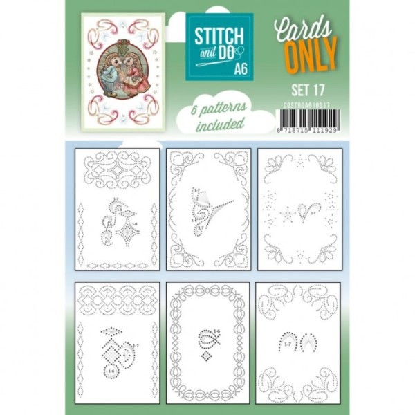 Cartes seules Stitch and do A6 - Set n°17 - Photo n°1