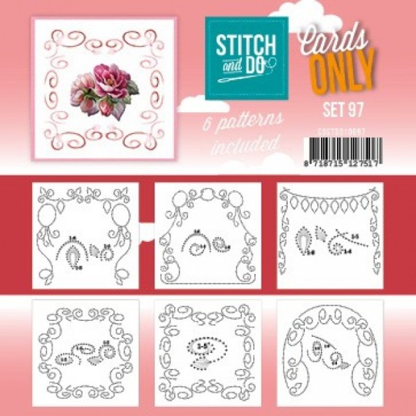 Cartes seules Broderie Stitch and do  - Set n°97 - Photo n°1