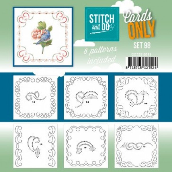 Cartes seules Broderie Stitch and do  - Set n°98 - Photo n°1