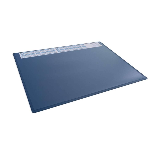 DURABLE - Sous-main avec calendrier - 650 x 500 mm - Bleu foncé - Photo n°1