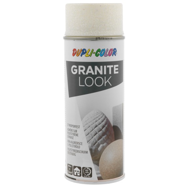 Bombe de peinture - Effet granit - Blanc - Duplicolor - 400 ml - Photo n°1
