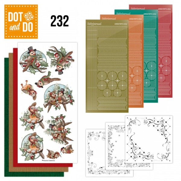 Dot and do 232 - kit Carte 3D  - Merveilleux Noël - Photo n°1