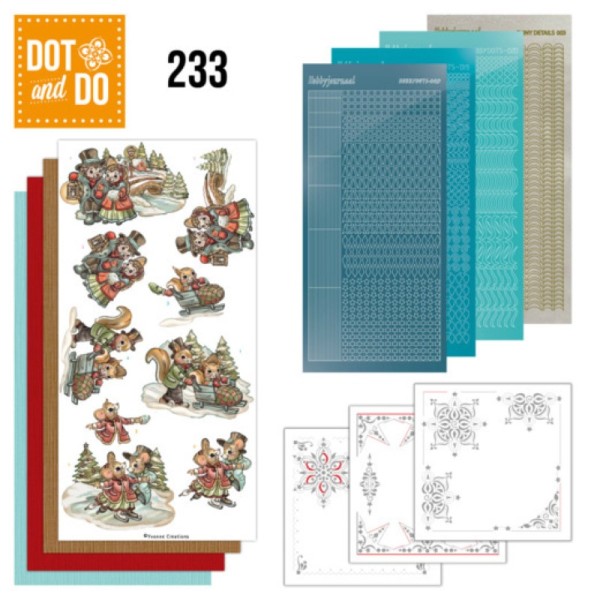 Dot and do 233 - kit Carte 3D  - un cadeau pour Noël - Photo n°1
