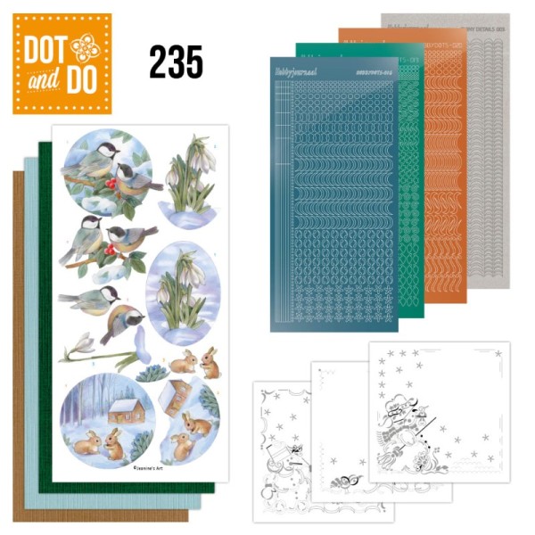 Dot and do 235 - kit Carte 3D  - Jardins d'hiver - Photo n°1