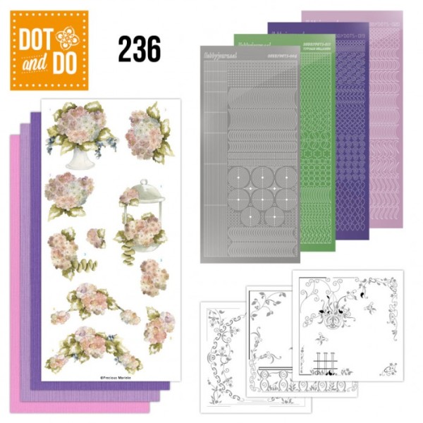 Dot and do 236 - kit Carte 3D  - Passion violette - Photo n°1