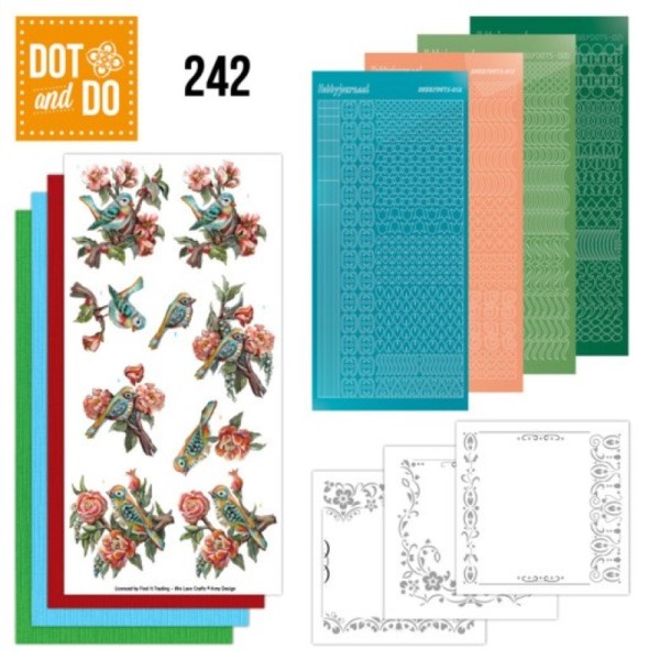 Dot and do 242 - kit Carte 3D  - Jardin botanique - Photo n°1