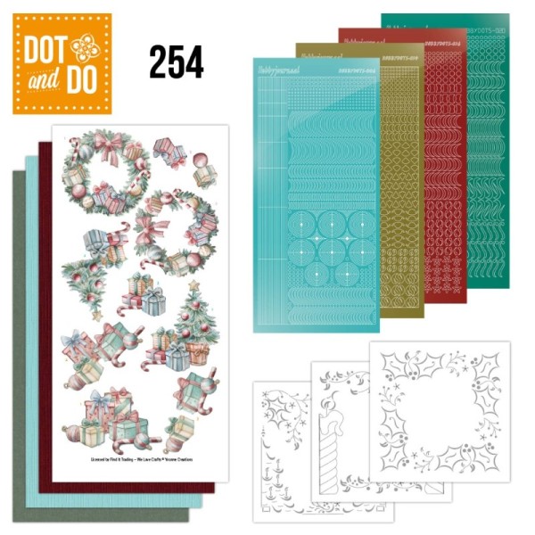 Dot and do 254 - kit Carte 3D  - Monde de Noël - Photo n°1