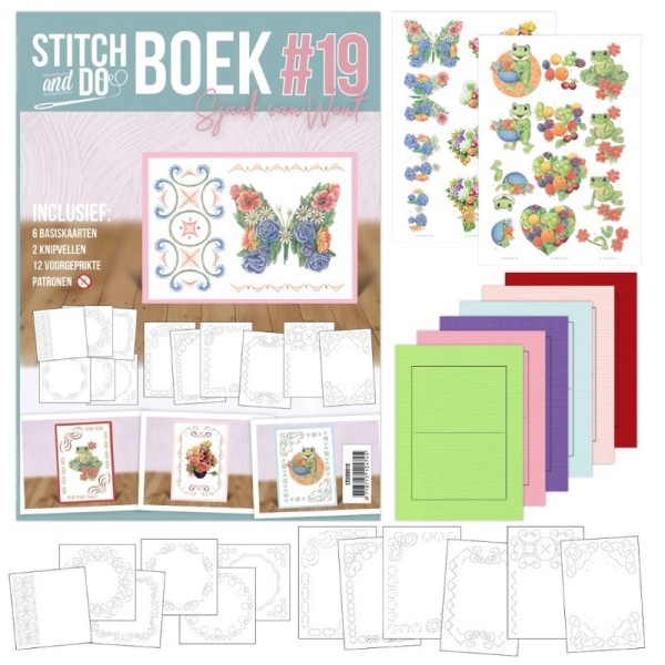 Stitch and Do Livre n°19 - Kit Carte 3D à broder - Printemps - Photo n°1