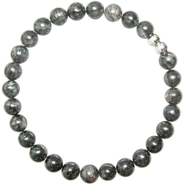 Bracelet en astrophyllite - Perles rondes 6 mm. - Photo n°1