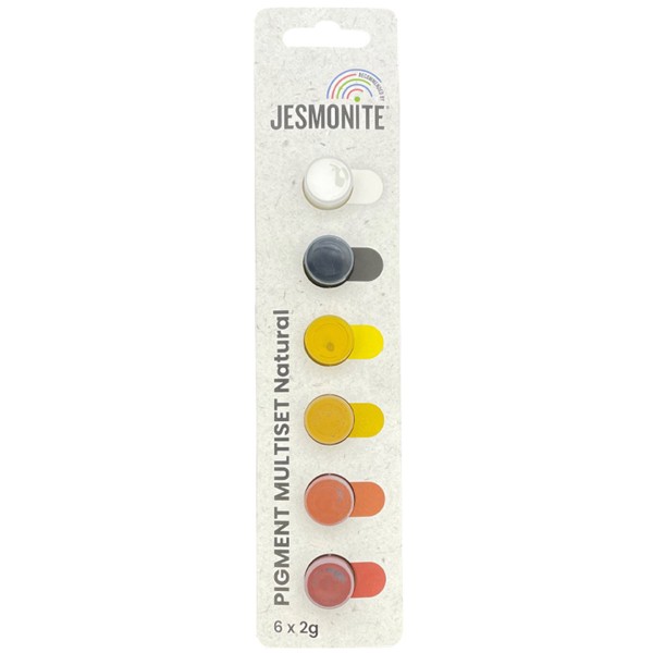 Pigments Jesmonite - Couleurs naturelles - 6 x 2 g - Photo n°1