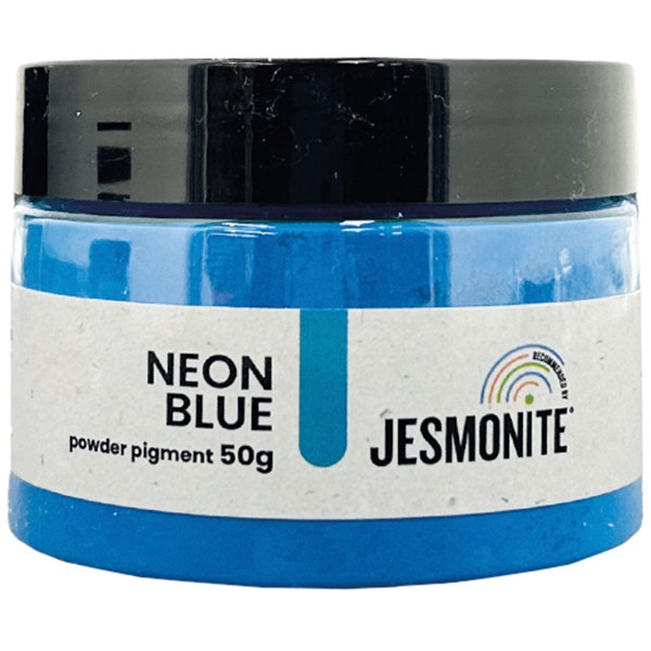 Pigment Jesmonite en poudre - Fluo - Bleu - 50 g - Photo n°1