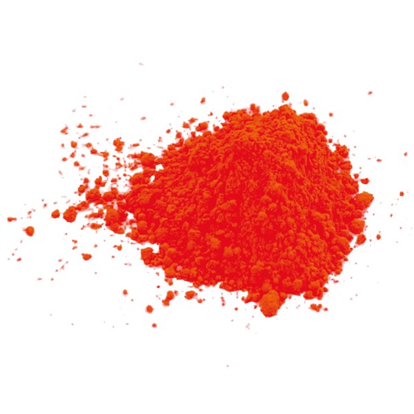 Pigment Jesmonite en poudre - Fluo - Orange - 50 g - Photo n°2