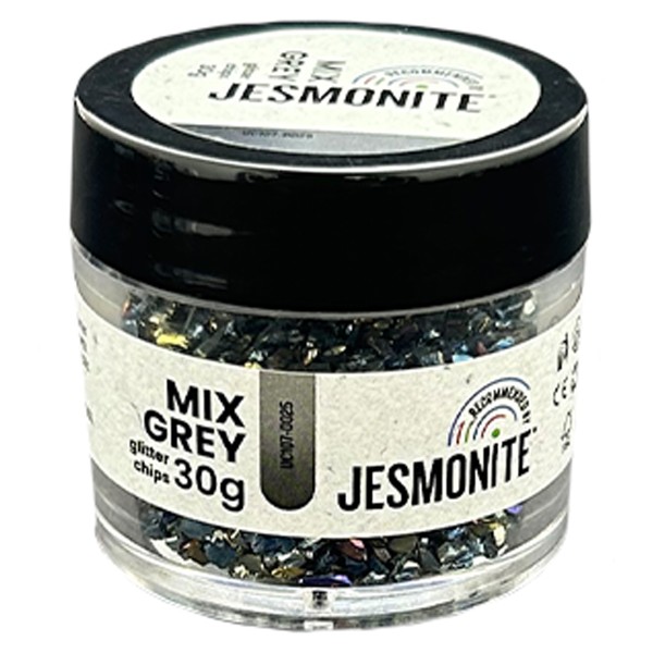 Eclats de paillettes pour Jesmonite - Mix Gris - 30 g - Photo n°1