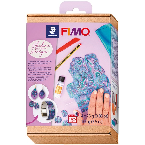 Coffret modelage Fimo Soft - Comment créer un design Abalone - Photo n°1