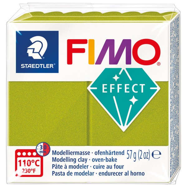 Pâte Fimo Effect Metal - Vert 827 - 57 g - Photo n°1