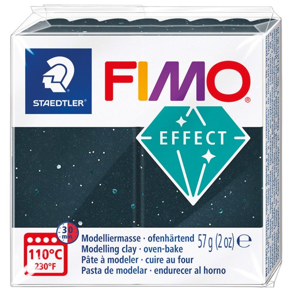 Pâte Fimo Effect Pierre - Granite Noir 831 - 57 g - Photo n°1
