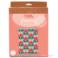 Kit Canevas - Fleur de Lotus - 26 x 32 cm