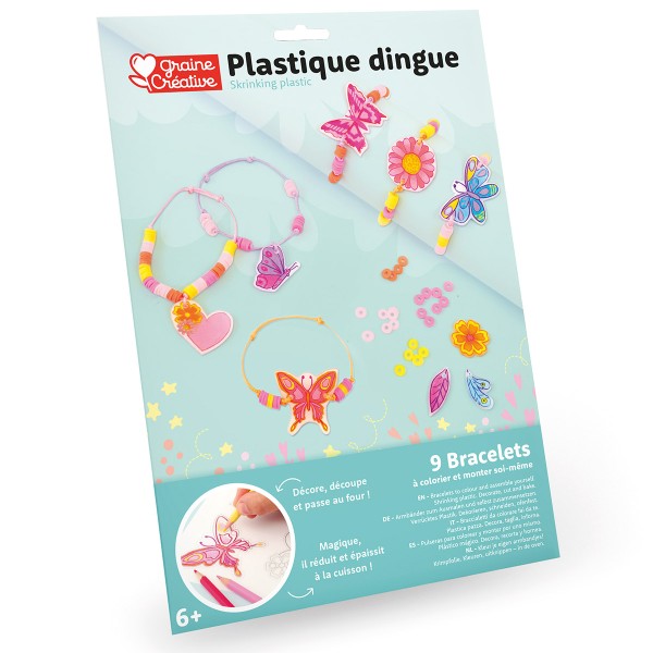 Kit Plastique dingue - Bracelets - 9 pcs - Photo n°1