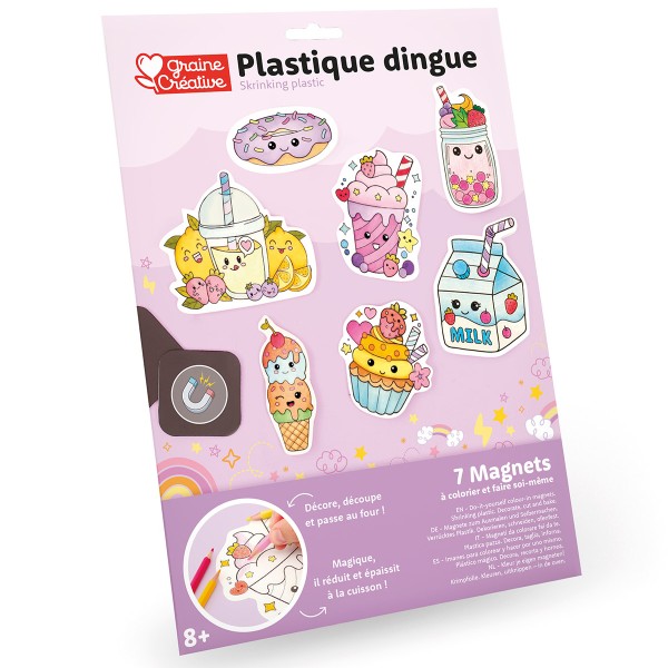 Kit Plastique dingue - Magnets Kawaii - Photo n°1