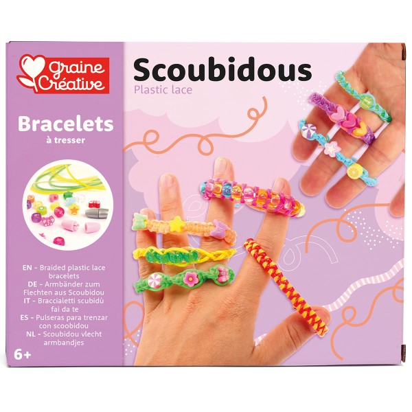 Kit scoubidous - Bracelets à tresser - Photo n°1