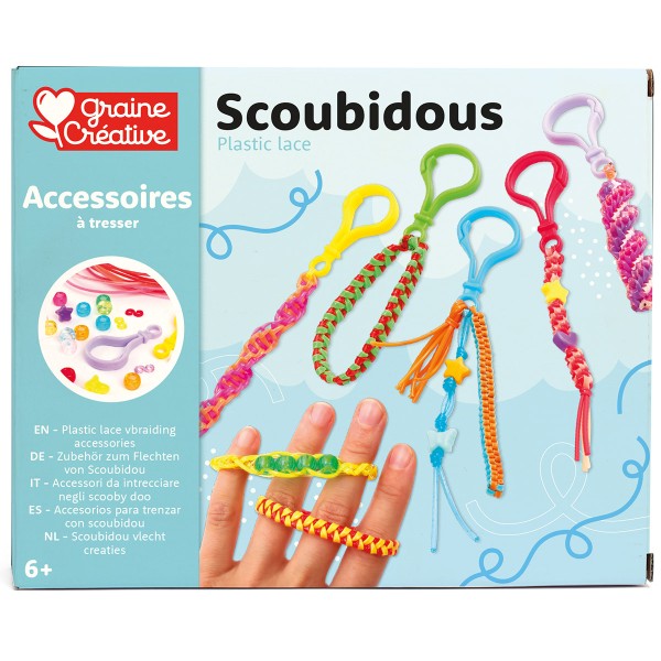 Kit scoubidous - Accessoires à tresser - Photo n°1