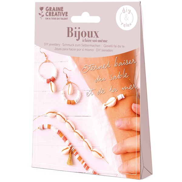 Kit Bijoux - Perles Heishi - Boucles et Bracelets - Photo n°1