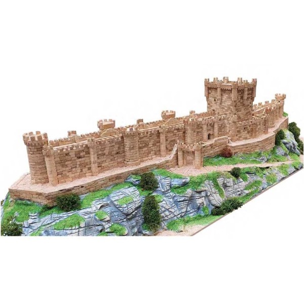 Chateau de Penafel (Espagne) - Ech 1/260 - 6100 pièces - 57,5 x 86 x 22,5 cm - Dif 8,5/10 Aedes - Photo n°1