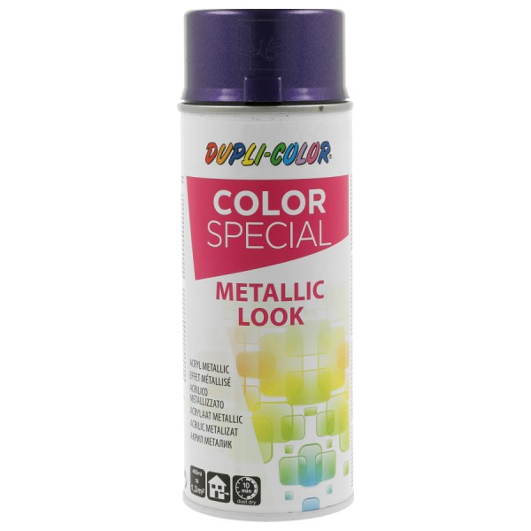 Bombe de peinture - Effet métallisé - Violet - Tous supports - Color special - 400ml - Photo n°1