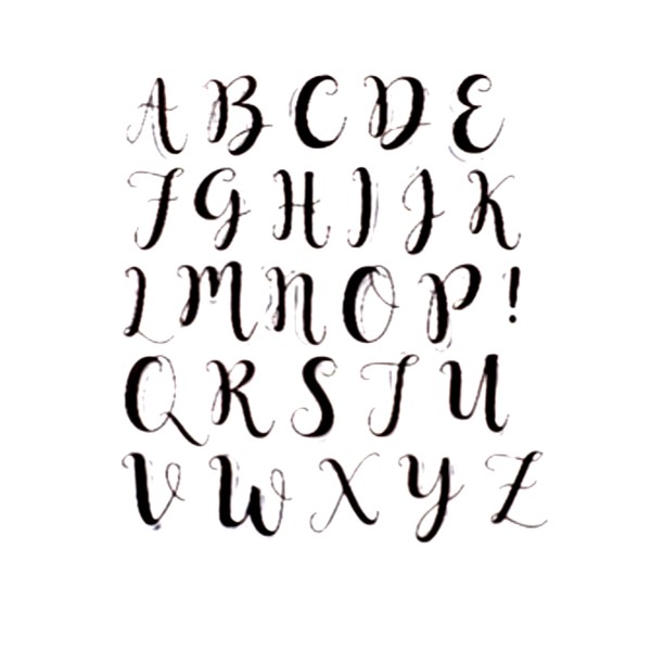 Tampon silicone transparent alphabet hauteur de 28 à 30mn (04) - Photo n°1