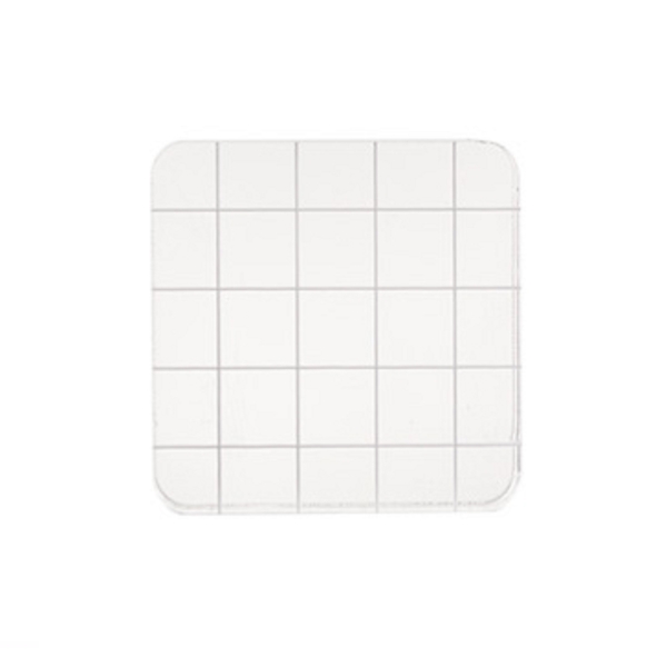 Bloc carré acrylique pour tampon silicone 50mm (04) - Photo n°1