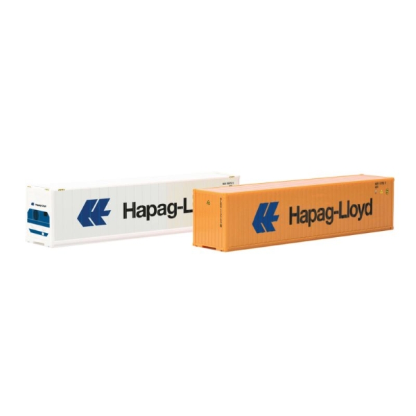 2 Containers 40 pieds - Hapag-Lloyd 1/87 Herpa - Photo n°1