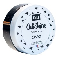 Gel pailleté tous supports - Odishine - Onyx - 70 ml