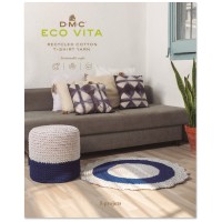 Livre DMC Eco Vita T-shirt - Tricot et Crochet - 8 projets décoration intérieure