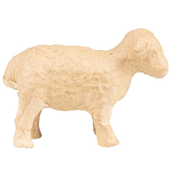Mouton en papier mâché - 11.5 x 4 x 8 cm - Photo n°1