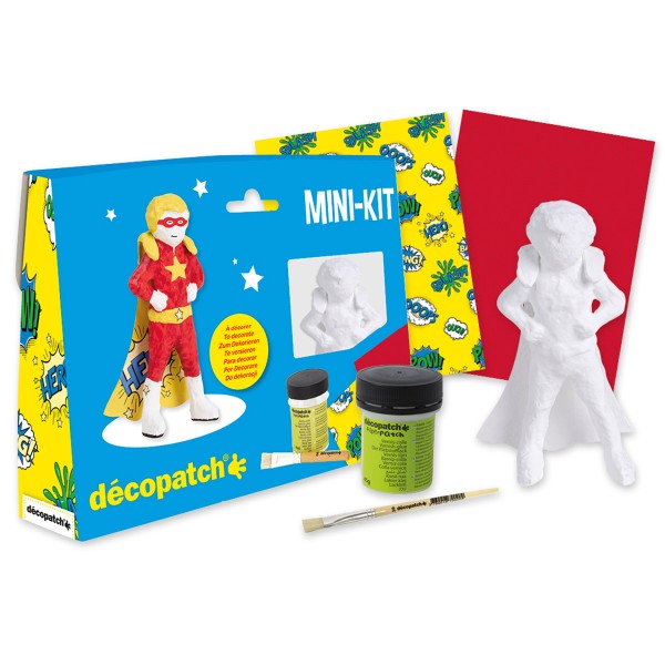 Mini Kit Décopatch - Figurine à décorer - Super-héros - Photo n°3