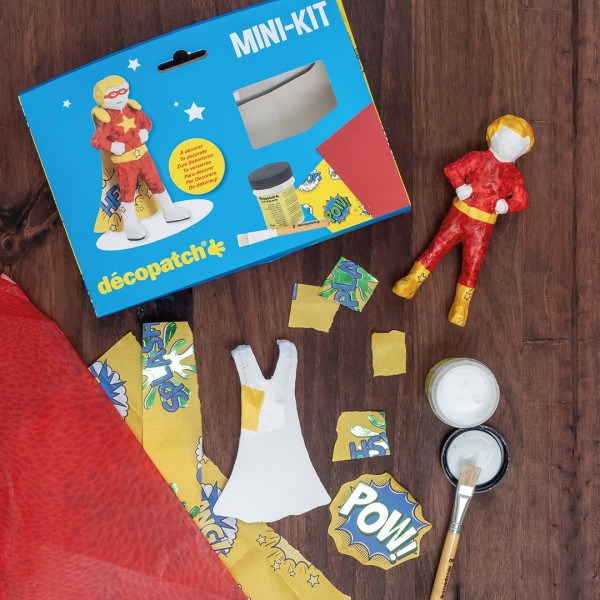 Mini Kit Décopatch - Figurine à décorer - Super-héros - Photo n°4