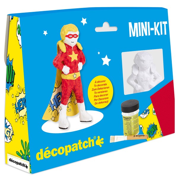 Mini Kit Décopatch - Figurine à décorer - Super-héros - Photo n°1