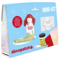 Mini Kit Décopatch - Figurine à décorer - Sirène