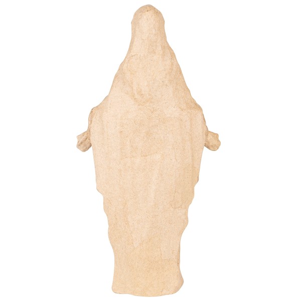 Vierge Marie en papier mâché - 12 x 5.5 x 22.5 cm - Photo n°4