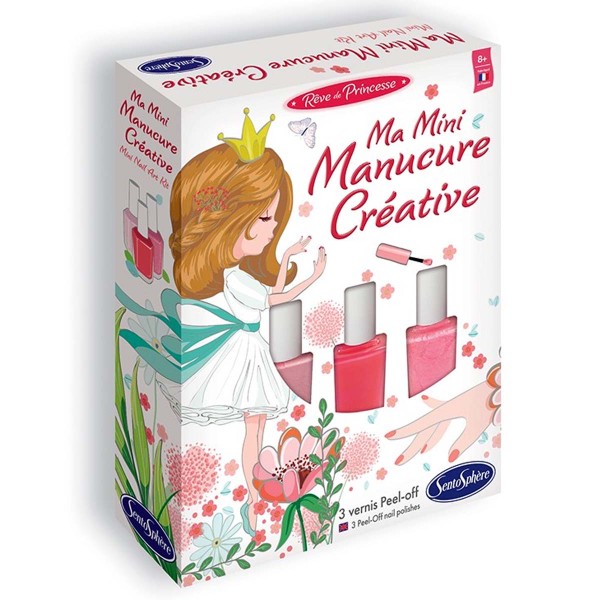 Mini Kit enfant - Rêve de princesse - Ma manucure créative - 3 vernis - Photo n°2